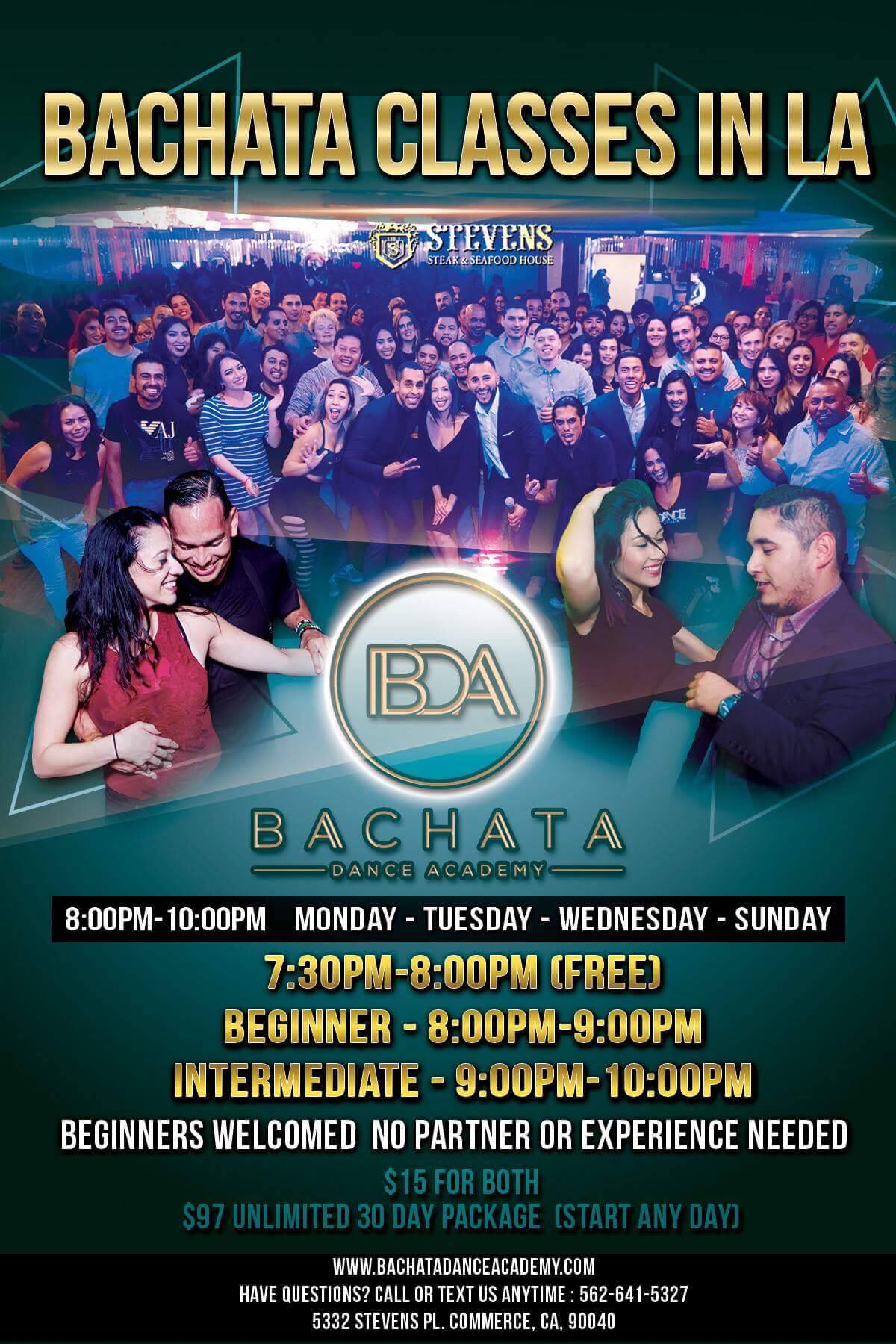 Bachata Classes in LA Stevens